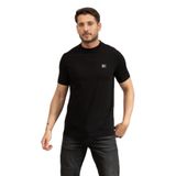 Karl Lagerfeld Crewneck Erkek Bisiklet Yaka T-Shirt, Siyah, L Beden
