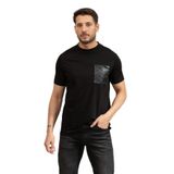 Karl Lagerfeld Crewneck Erkek Bisiklet Yaka T-Shirt, Siyah, XL