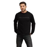 Karl Lagerfeld Crewneck Erkek Sweatshirt, Siyah, L Beden