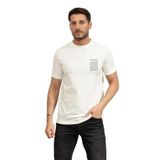 Karl Lagerfeld Crewneck Erkek T-Shirt, Bisiklet Yaka, 2XL, Beyaz, XXL