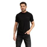 Karl Lagerfeld Crewneck Erkek T-Shirt, Siyah, L Beden