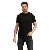 Karl Lagerfeld Crewneck Erkek T-Shirt, Siyah, M Beden