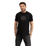 Karl Lagerfeld Crewneck Erkek T-Shirt, Siyah, XL