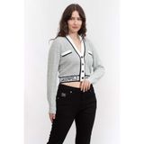 Karl Lagerfeld Cropped Hırka, S, 235W2007, Siyah, Kadın