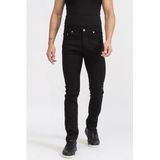 KARL LAGERFELD Düz Kesim Jean Pantolon, 31-32, 855040, Siyah, Erkek