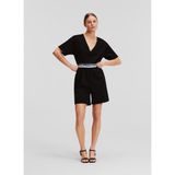 Karl Lagerfeld Düz Siyah Kadın Tulum 241W1351 - XS