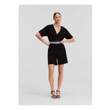 KARL LAGERFELD Düz Siyah Kadın Tulum 241W1351