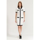 Karl Lagerfeld Elbise, XS, A3W13036, OFF WHITE, Kadın