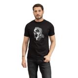 Karl Lagerfeld Erkek Bisiklet Yaka T-Shirt, Black, S Beden