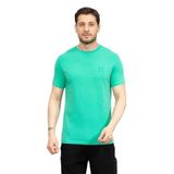 KARL LAGERFELD Erkek Bisiklet Yaka T-Shirt, Kısa Kol, Yeşil, L