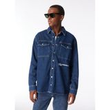 Karl Lagerfeld Erkek Denim Gömlek 240D1603_KLJ Regular Utlty Shırt Ja - Renksiz