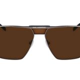 KARL LAGERFELD Erkek Kl350s Pilot Güneş Gözlüğü, Mat Gümüş, 58/13/140