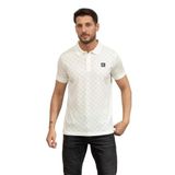 Karl Lagerfeld Erkek Polo Yaka T-Shirt, Beyaz, XL Beden, Kırmızı