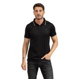 Karl Lagerfeld Erkek Polo Yaka T-Shirt, Siyah, L Beden