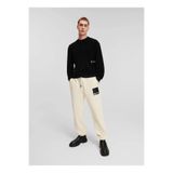 Karl Lagerfeld Erkek Relaxed Eşofman Altı, Krem, XL