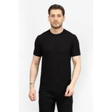 KARL LAGERFELD Erkek T-Shirt, Bisiklet Yaka, Kısa Kollu, Siyah, XS