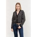 Karl Lagerfeld Hırka, M, A1W18039, Gri, Kadın