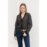 Karl Lagerfeld Hırka, S, A1W18039, Gri, Kadın