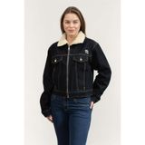 Karl Lagerfeld Ikon Patch Jean Pantolon, L, A4W14025, Mavi, Kadın