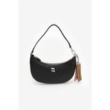 Karl Lagerfeld Ikon Pebble Half Mini Omuz Çantası, Standart, A4W30007, Siyah, Kadın