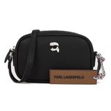 Karl Lagerfeld Ikon Pebble Slim Omuz Çantası, Standart, A4W30248, Siyah, Kadın