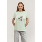 Karl Lagerfeld Ikon Rs Duo Bisiklet Yaka T-Shirt Çok Renkli, M, A1W17131, Çok Renkli, Kadın