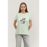 Karl Lagerfeld Ikon Rs Duo Bisiklet Yaka T-Shirt Çok Renkli, S, A1W17131, Çok Renkli, Kadın