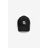 Karl Lagerfeld Ikonik Baseball Şapka, Standart, 241M3420, Siyah, Erkek
