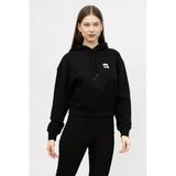 Karl Lagerfeld Ikonik Kadın Kapüşonlu Sweatshirt,Black M
