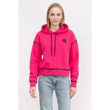 Karl Lagerfeld Ikonik Kapüşonlu Sweatshirt, XS, 937, Pembe, kadın