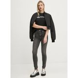 Karl Lagerfeld Jeans Bisiklet Yaka Düz Açık Siyah Kadın T-Shirt A1W17005