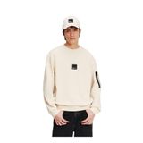Karl Lagerfeld Jeans Bisiklet Yaka Sweatshirt, S, 5003218330, Krem, erkek
