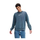 Karl Lagerfeld Jeans Bisiklet Yaka Sweatshirt, XL, 5003218322, Mavi, erkek