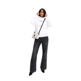 Karl Lagerfeld Jeans Kapüşon Yaka Baskılı Sweatshırt, L, 5003185520, Beyaz, kadın