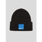 Karl Lagerfeld Jeans Siyah Erkek Bere 236D3401_KNITTED LOGO BEANIE