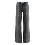 Karl Lagerfeld Jeans Yüksek Bel Geniş Paça Denim Pantolon, 26, 5003306437, Siyah, Kadın