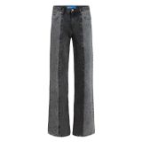 Karl Lagerfeld Jeans Yüksek Bel Geniş Paça Denim Pantolon, 28, 5003306437, Siyah, Kadın