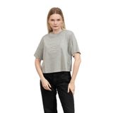 Karl Lagerfeld Kadın Bisiklet Yaka T-Shirt, Light Grey Melange, S Beden