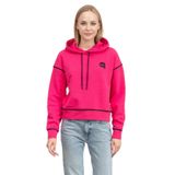 Karl Lagerfeld Kadın Kapüşonlu Sweatshirt, Pembe, M Beden
