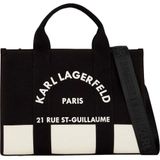 Karl Lagerfeld Kadın Mini Omuz Çantası, Siyah, Standart Beden