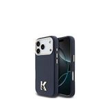 Karl Lagerfeld Khead Logolu Iphone 17 Pro Gold Kamera Çerçeveli Magsafe Uyumlu Telefon Kılıfı - Lacivert