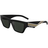 Karl Lagerfeld KL 6163S 002 59 Kare Siyah Kemik Unisex Güneş Gözlüğü