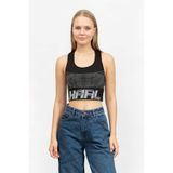Karl Lagerfeld Kolsuz T-Shirt, XS, 245W1708, Siyah, Kadın