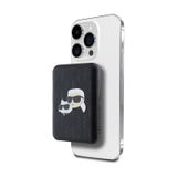 Karl Lagerfeld Lisanslı M-Safe Özellikli Powerbank LED Işık Göstergeli Metal Logolu 5000MAH Siyah