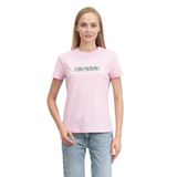 KARL LAGERFELD Logo Bisiklet Yaka T-Shirt , XS, 880372, Lila, Kadın