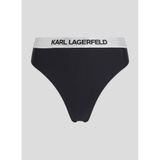 Karl Lagerfeld Logo high waist bikini alt parça