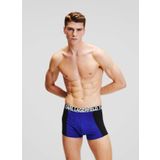 KARL LAGERFELD Mavi - Siyah Erkek Boxer 235M2113678