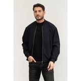 Karl Lagerfeld Men's Bomber Jacket Parlement Blue - Parlement Mavi - XL