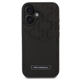 Karl Lagerfeld Monogram iPhone 16 Plus Kartlıklı Kılıf