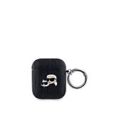 Karl Lagerfeld Monogram Siyah Apple Airpods 2. Nesil Uyumlu Kılıf